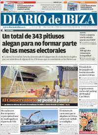 Portada de Diario de Ibiza (España)