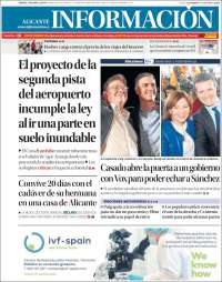 Portada de Diario Información (Spain)