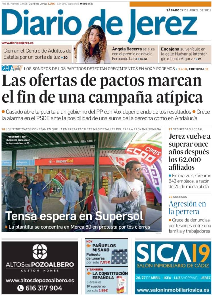 Portada de Diario de Jerez (España)