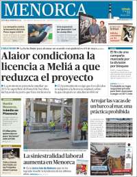 Portada de Menorca - Diario Insular (Spain)