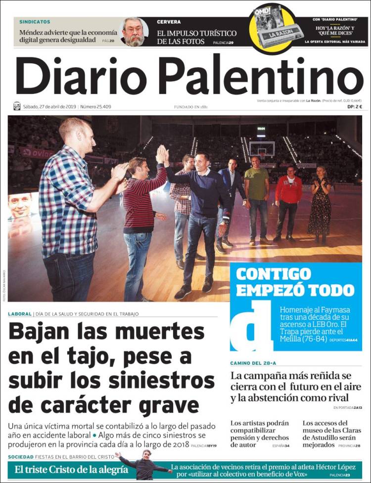 Portada de Diario Palentino (Spain)