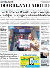 Portada de Diario de Valladolid (Spain)