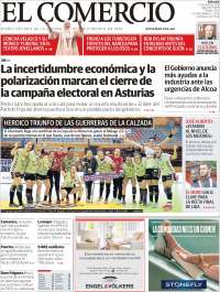 Portada de El Comercio - Gijón (Spain)