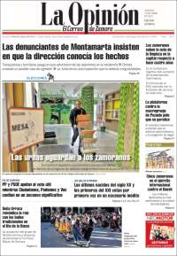 Portada de La Opinión - El Correo de Zamora (Spain)