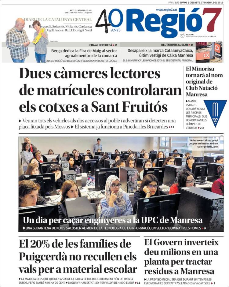 Portada de Regio7 (España)