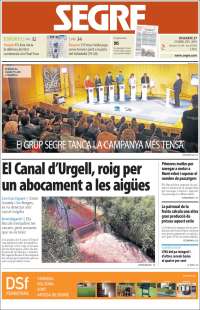 Portada de Segre (España)