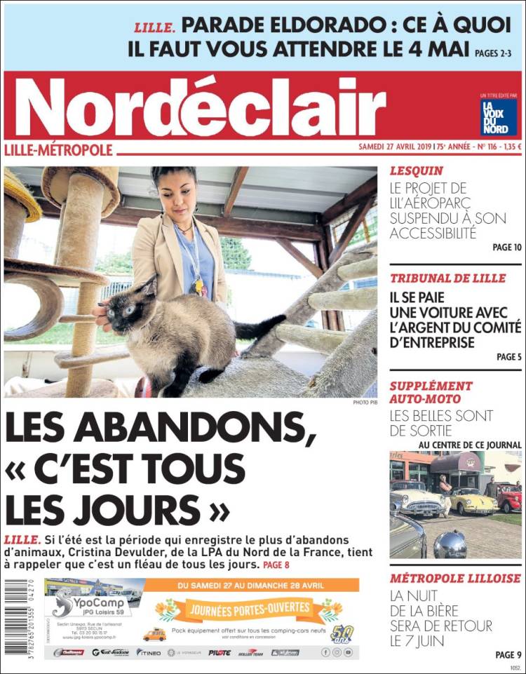 Portada de Nord Éclair (Francia)