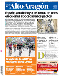 Portada de Diario del AltoAragón (España)