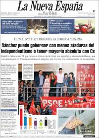 Portada de La Nueva España - Avilés (Espa&ntilde;a)