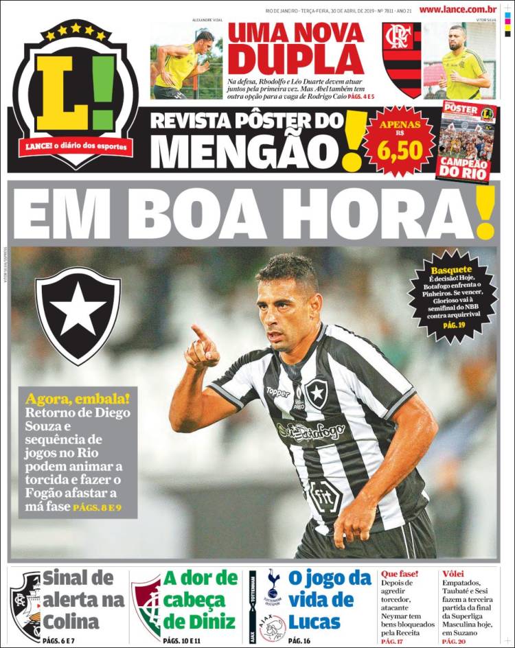 Portada de Lance! (Brasil)