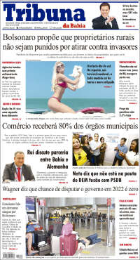 Portada de Tribuna da Bahia (Brasil)