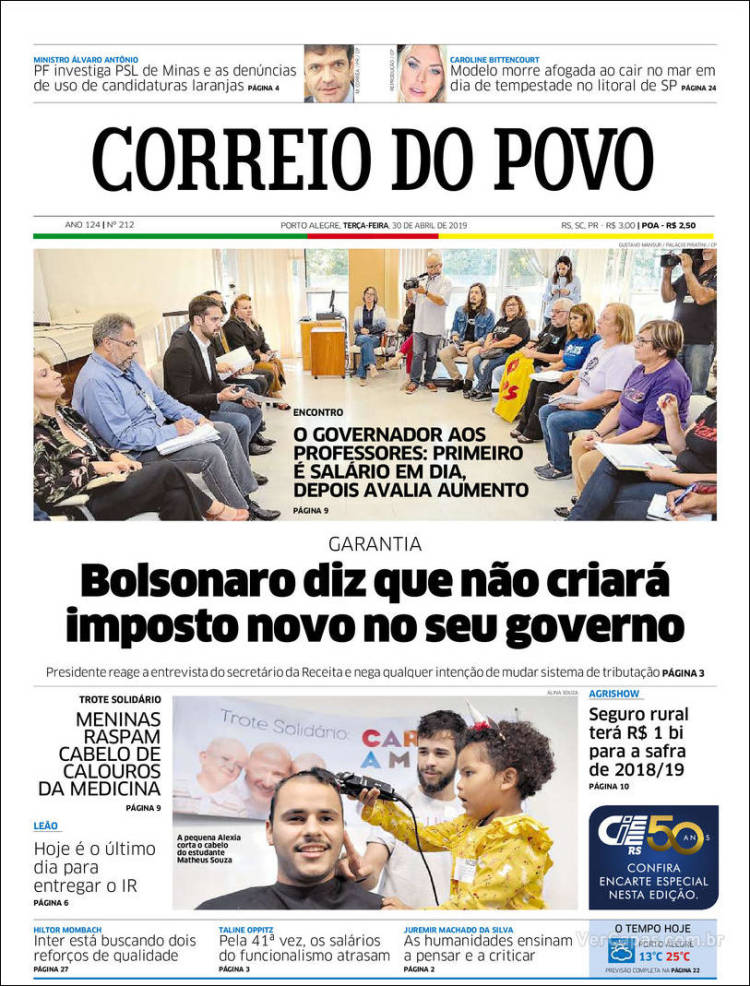 Portada de Correio Do Povo (Brasil)