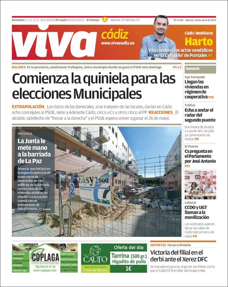 Portada de Información - Cadiz (España)