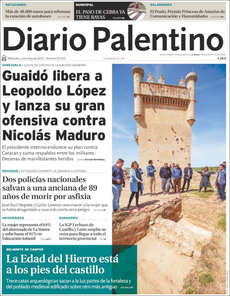Portada de Diario Palentino (Espa&ntilde;a)