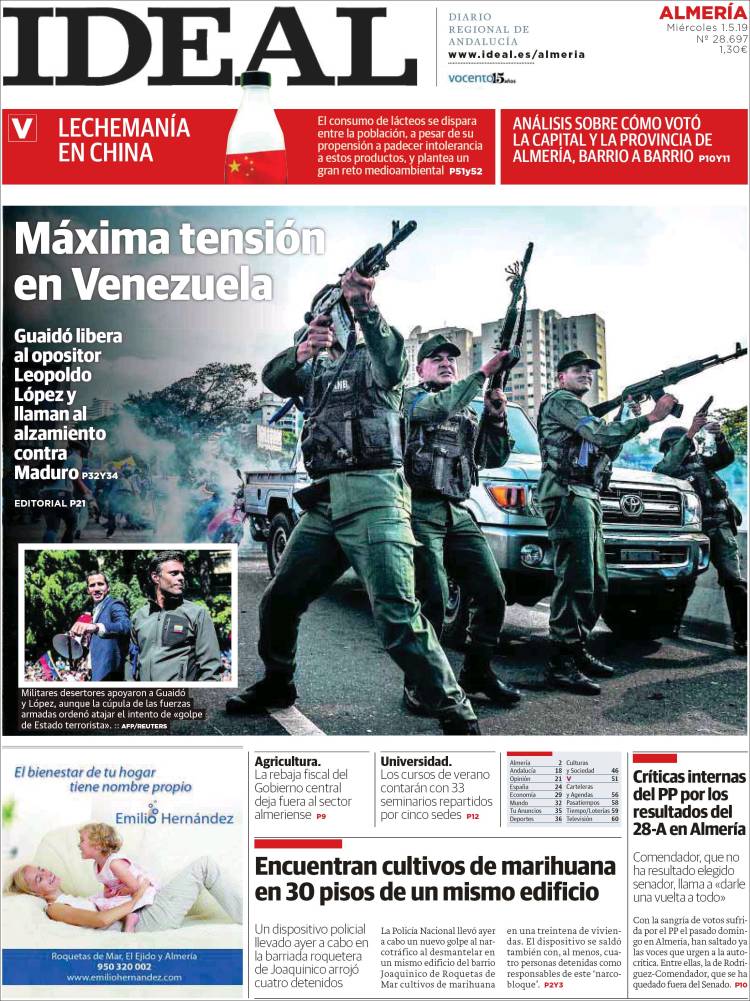 Portada de Ideal Almeria (Espa&ntilde;a)