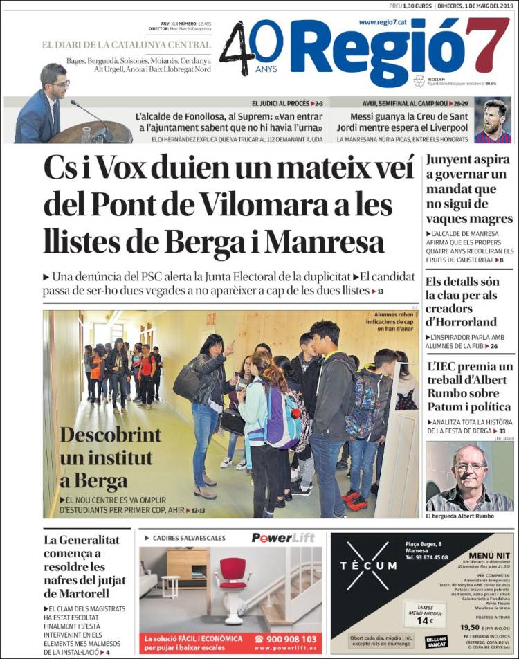 Portada de Regio7 (Espa&ntilde;a)