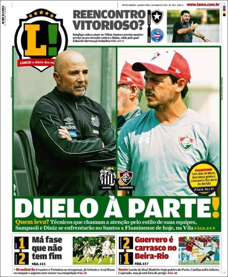 Portada de Lance! (Brasil)