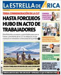 Portada de La Estrella de Arica (Chile)