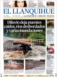 Portada de El Llanquihue (Chile)