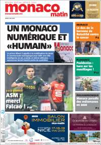 Portada de Nice-Matin (Francia)