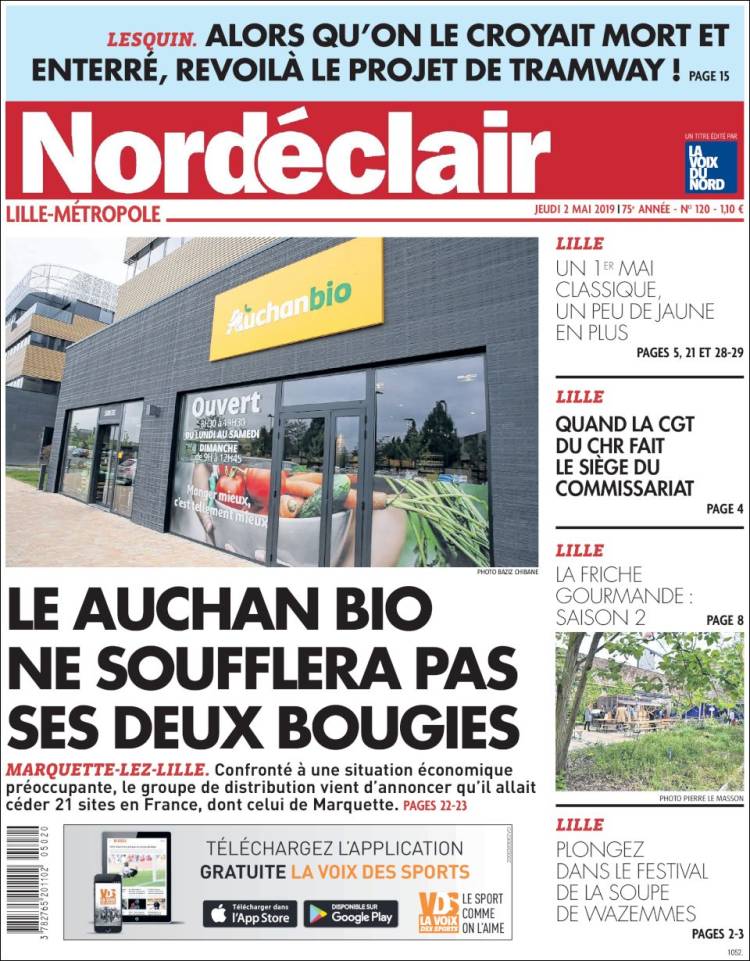 Portada de Nord Éclair (Francia)