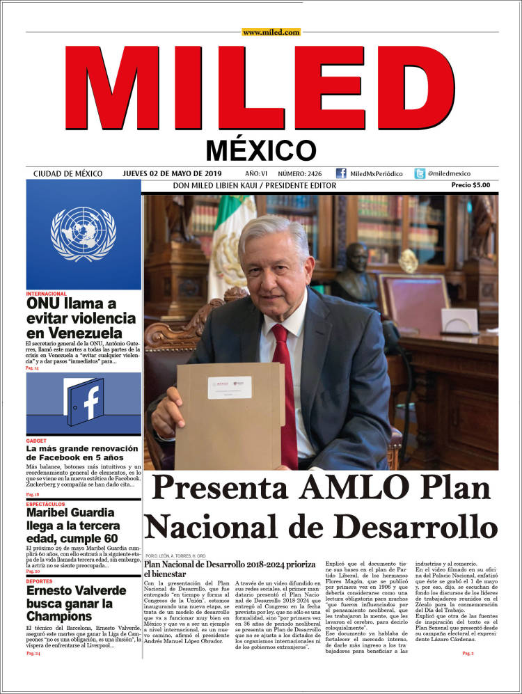 Portada de Miled (México)