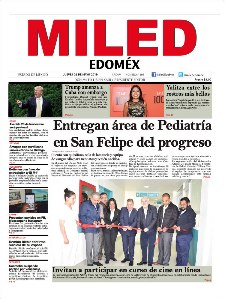 Portada de Miled - Estado de México (México)