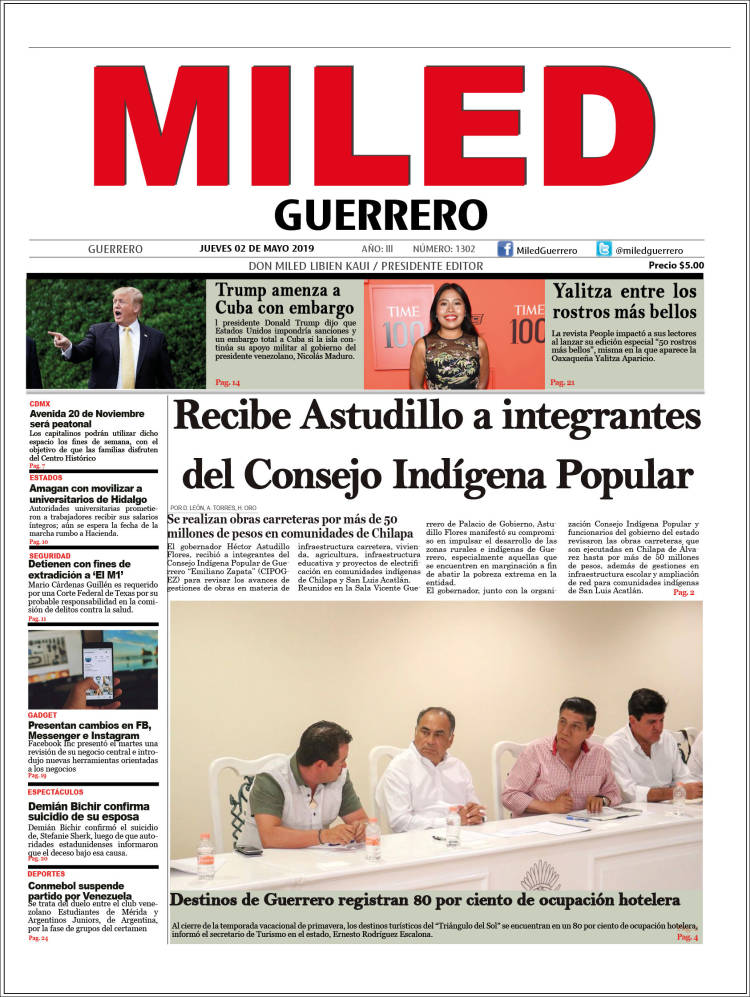 Portada de Miled - Guerrero (México)