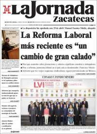 Portada de Jornada de Zacatecas (México)