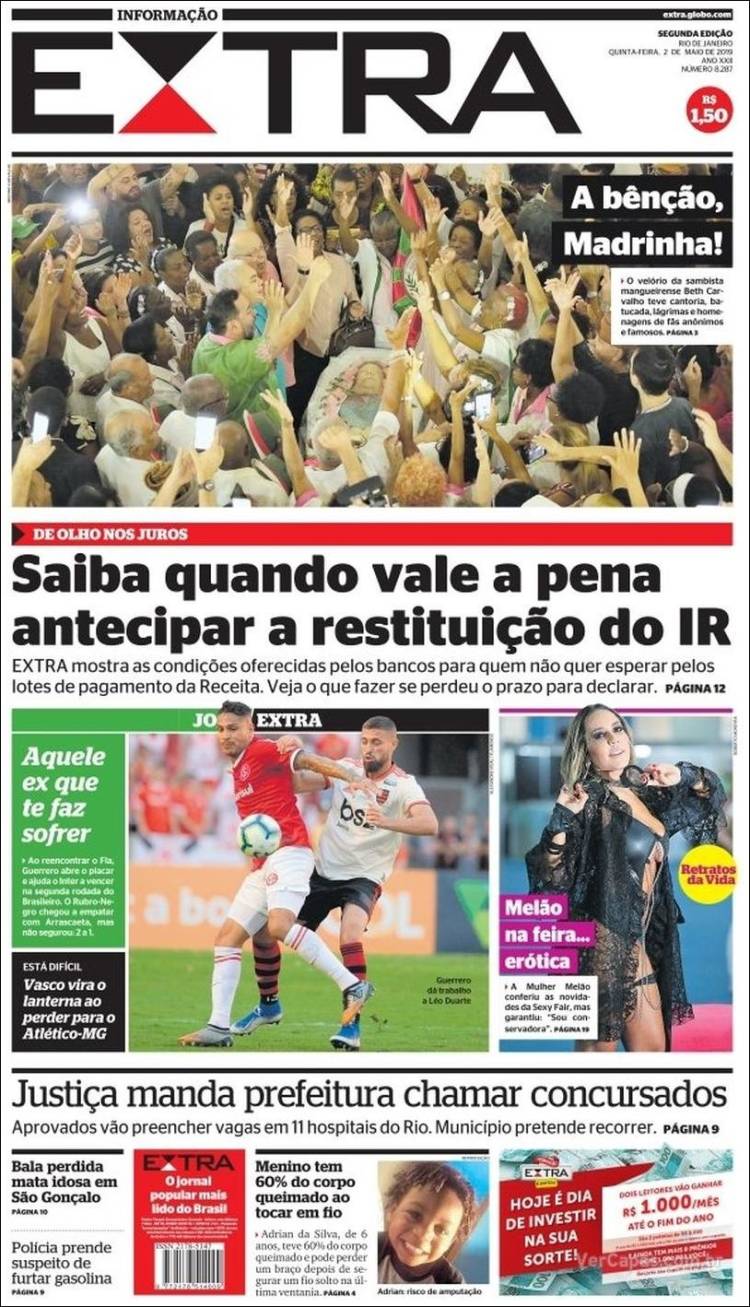 Portada de Extra (Brasil)