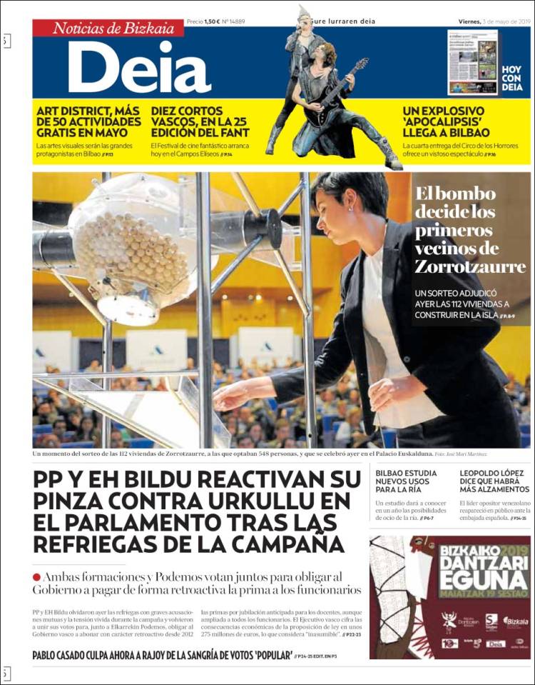 Portada de Deia (España)