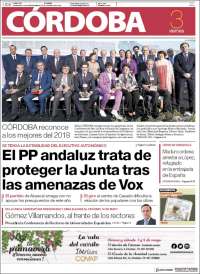 Portada de Diario de Córdoba (España)