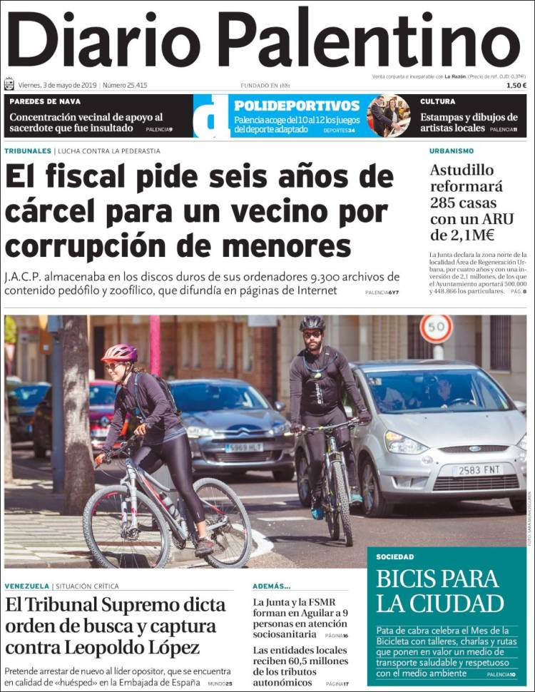 Portada de Diario Palentino (España)