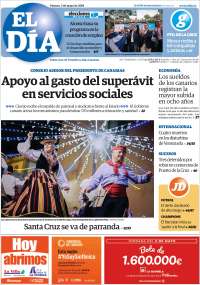 Portada de El Día (España)