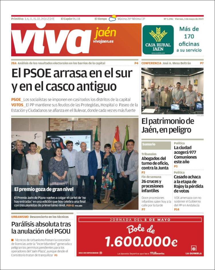 Portada de Viva Jaén (España)