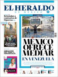 Portada de El Heraldo de México (México)