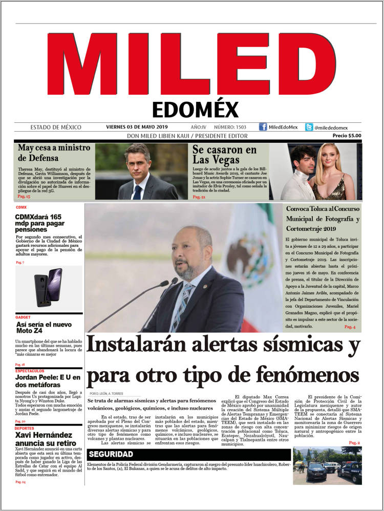 Portada de Miled - Estado de México (México)