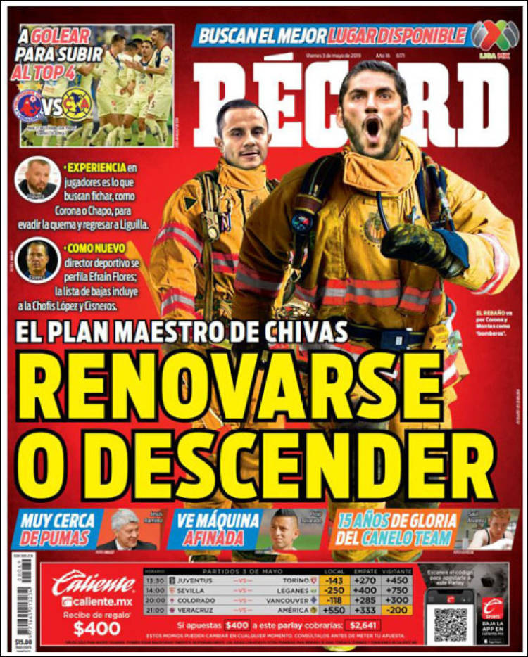 Portada de Record (México)