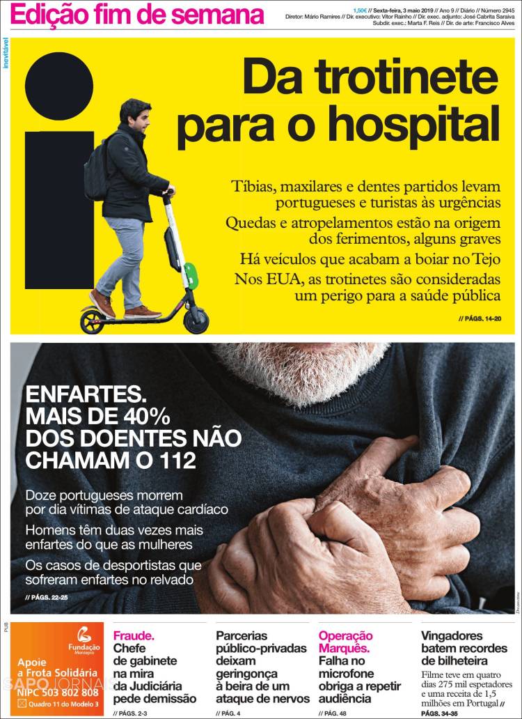 Portada de I - informação (Portugal)