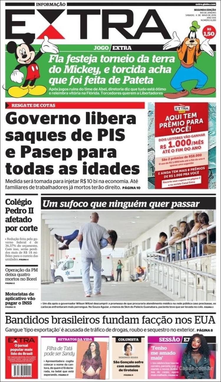 Portada de Extra (Brasil)