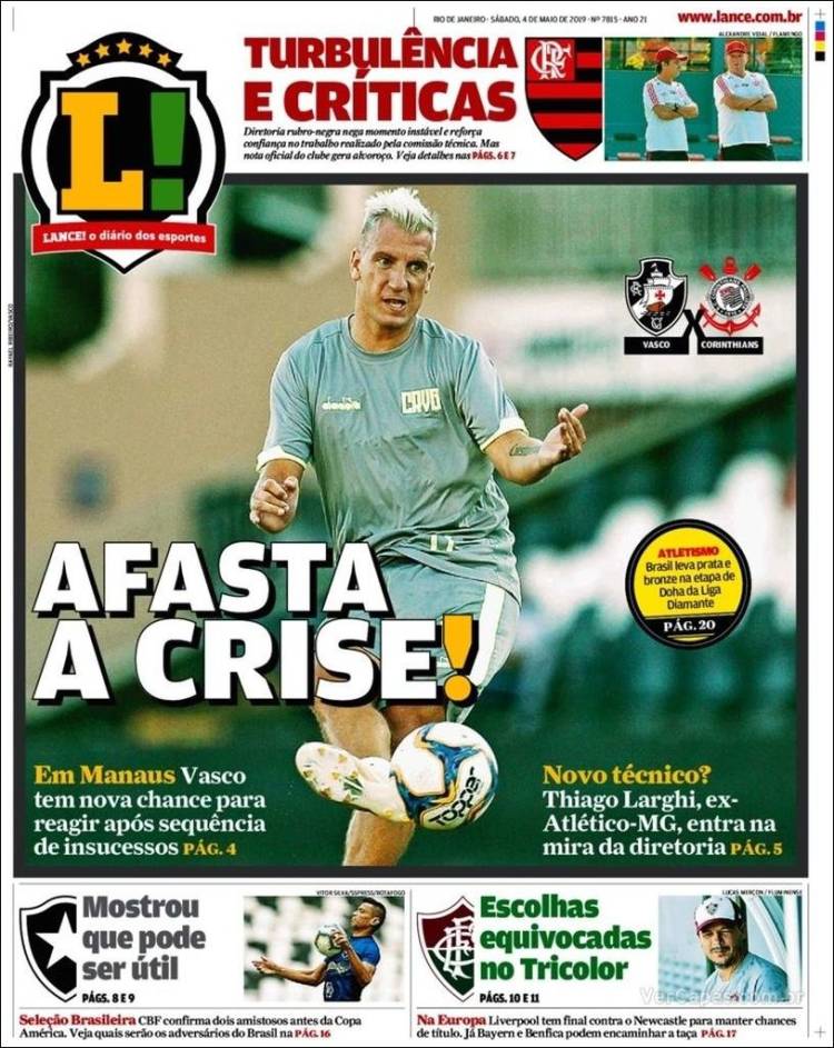 Portada de Lance! (Brasil)
