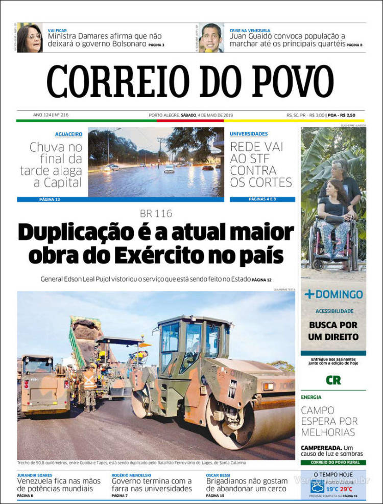 Portada de Correio Do Povo (Brasil)