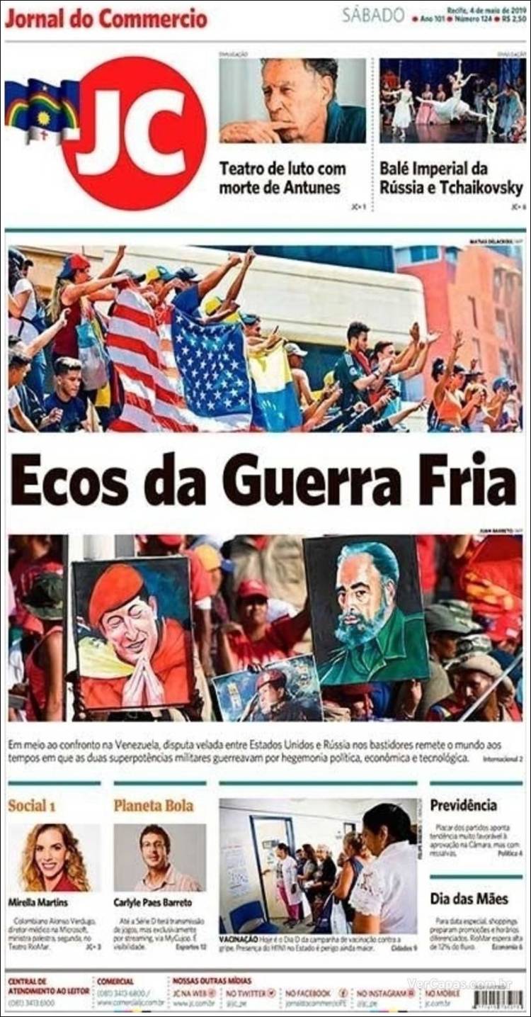 Portada de Jornal do Comércio (Brasil)