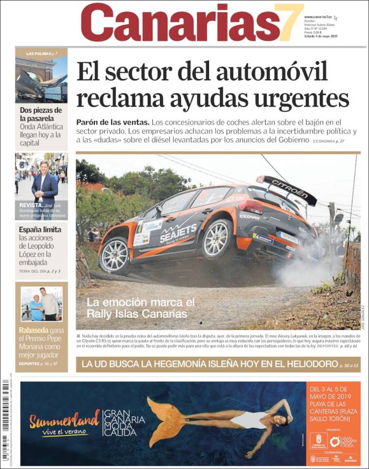 Portada de Canarias 7 - Fuerteventura (Espa&ntilde;a)