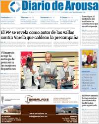 Portada de Diario de Arousa (Espa&ntilde;a)