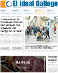 Portada de El Ideal Gallego (Espa&ntilde;a)