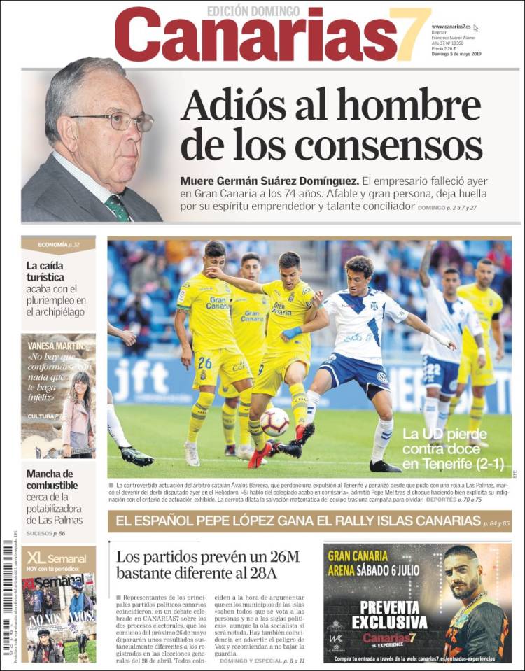 Portada de Canarias 7 - Fuerteventura (Espa&ntilde;a)