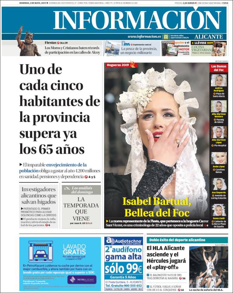 Portada de Diario Información (Espa&ntilde;a)