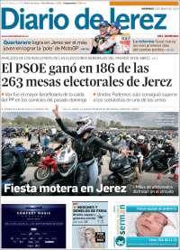 Portada de Diario de Jerez (España)
