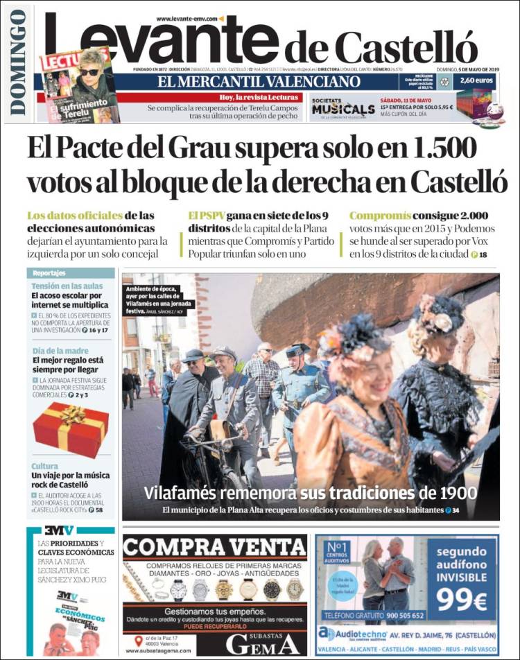 Portada de Levante de Castelló (Espa&ntilde;a)